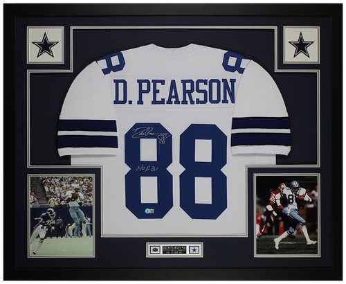 Drew pearson autographed - autographed, &